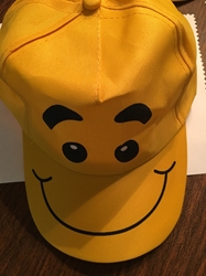 Yellow Fun Face Hat   